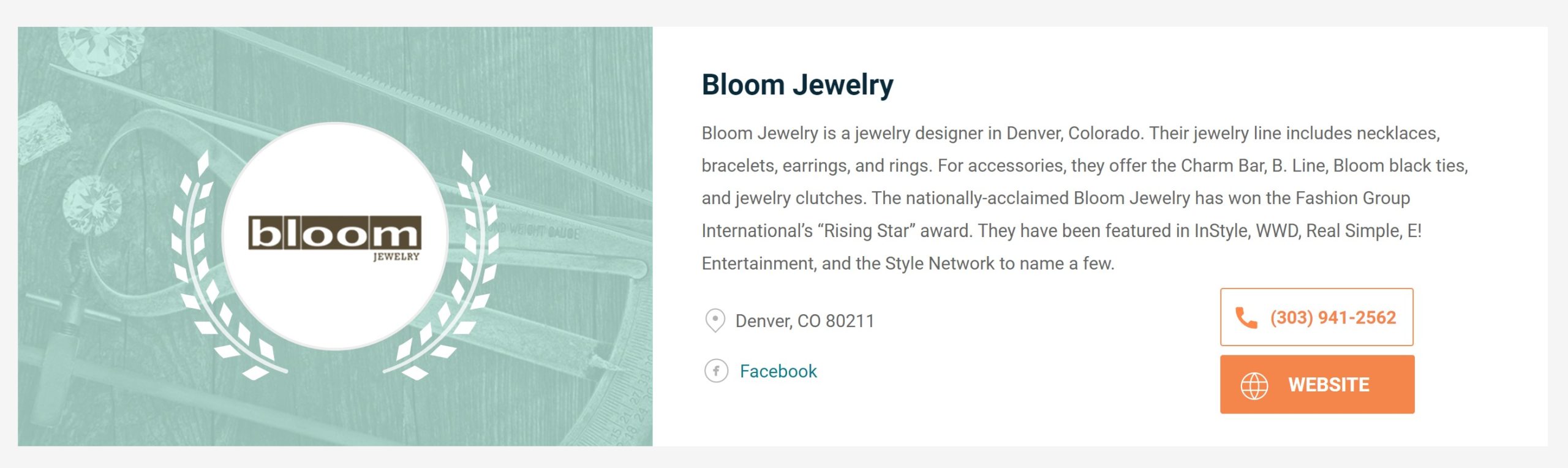 Expertise Award Best Jewelers in Denver 2020