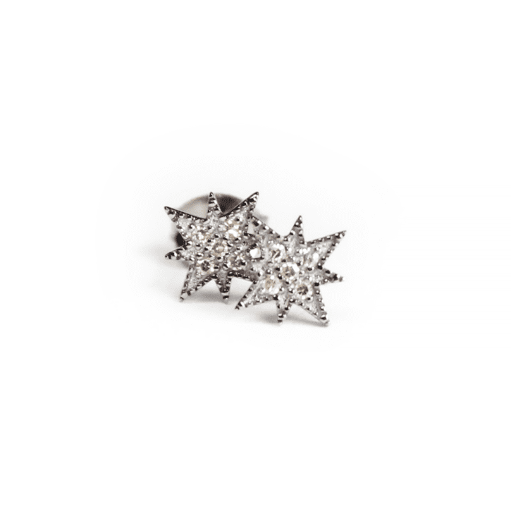 Starburst Pave Diamond Studs - Bloom Jewelry