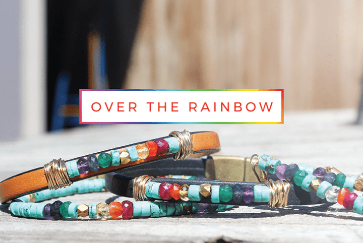 Over the rainbow bloom jewelry handcrafted jewelry collection