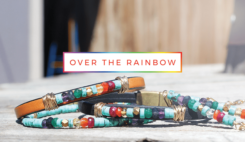 Over the rainbow bloom jewelry handcrafted jewelry collection