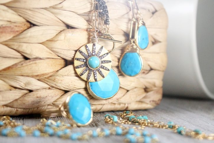 Turquoise and Gold Jewelry | Handcrafted in the USA