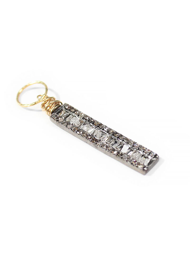 Diamond Baguette Linear Charm