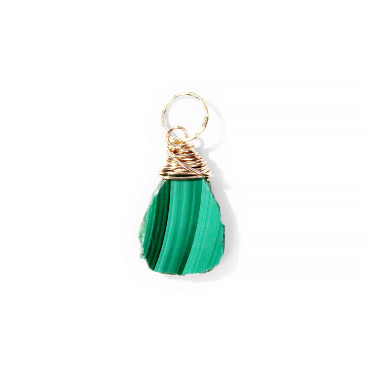 Malachite Freeform Charm