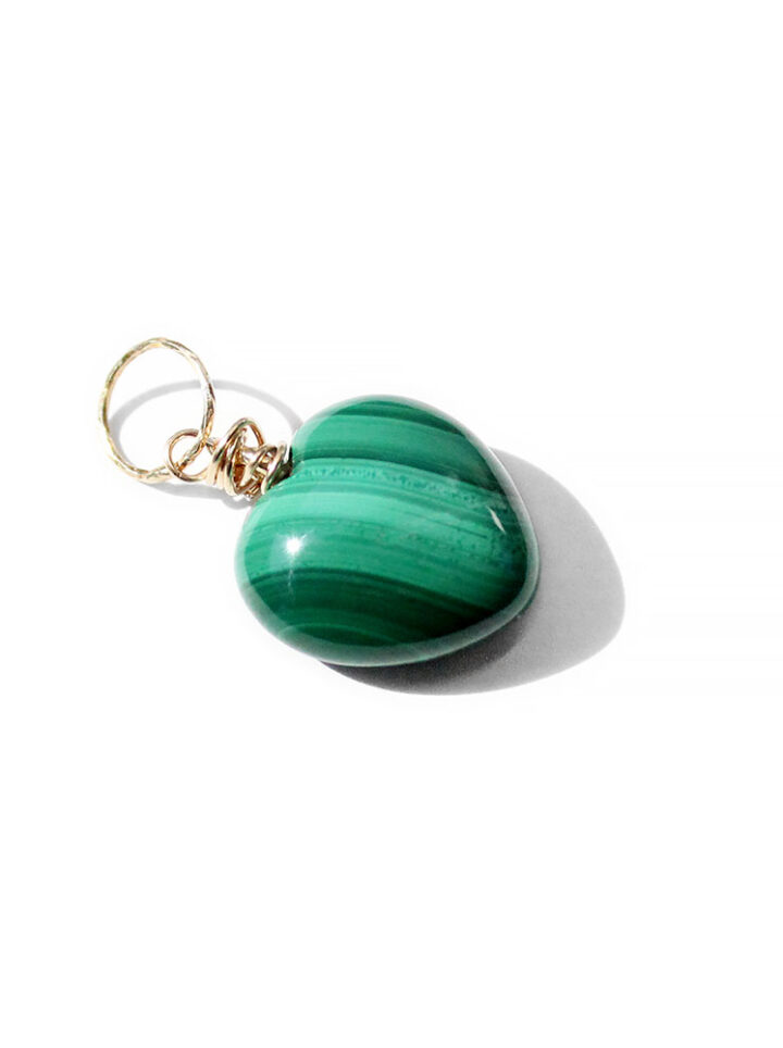 Malachite Helium Heart