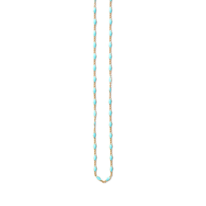 Turquoise Enamel Layering Necklace