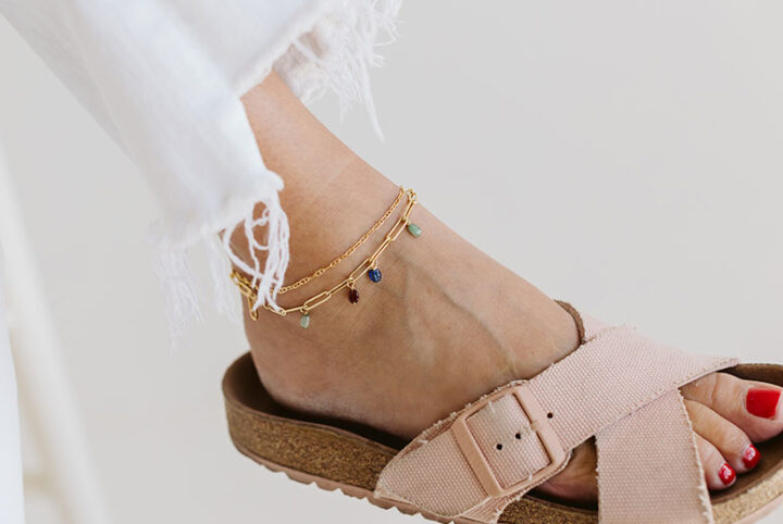 featured bloom jewelry anklet